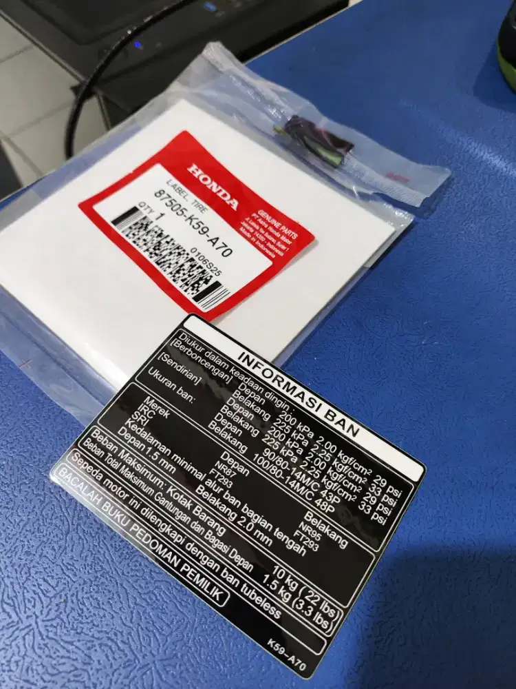 Sticker Tire Vario K59