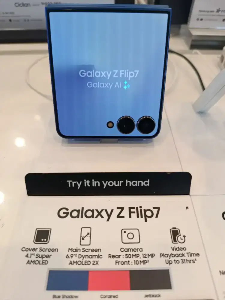 JUAL SAMSUNG Z FLIP 7 12/256 NEW