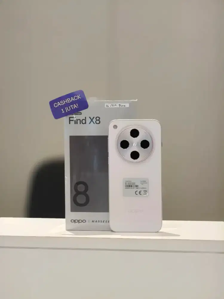 PROMO CASHBACK OPPO FIND X8 16/512 NEW GARANSI RESMI INDONESIA