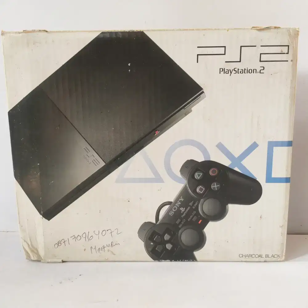 PS2 Slim Fullset masih optik Siap Main