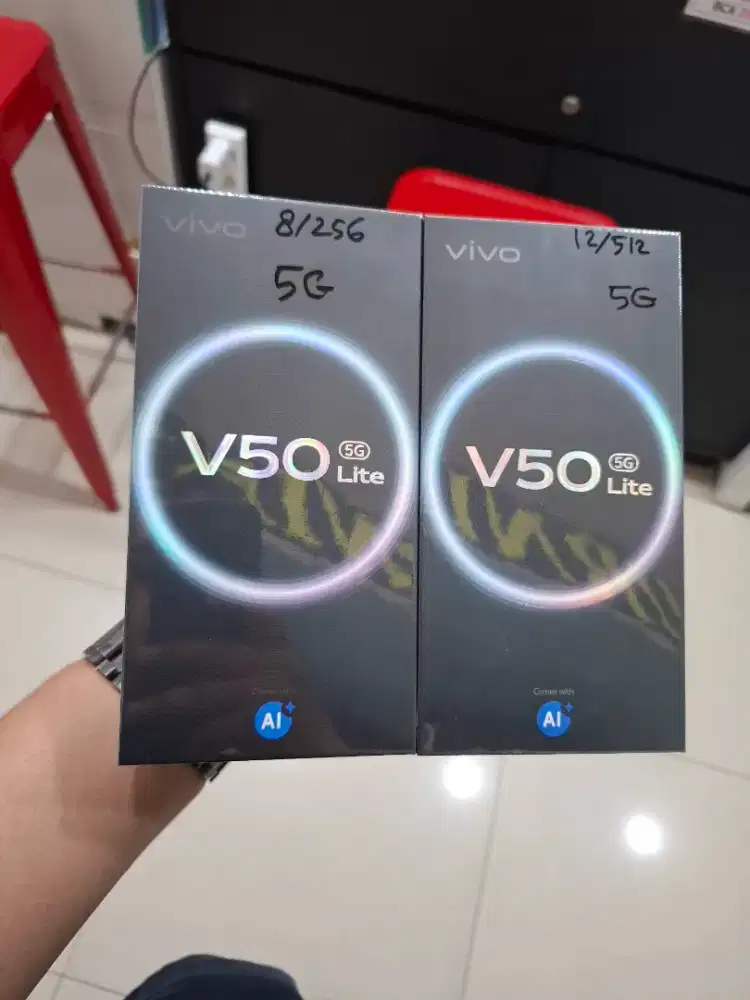 NEW VIVO V50 LITE 5G 12/512GB FREE CASE ORI GARANSI RESMI