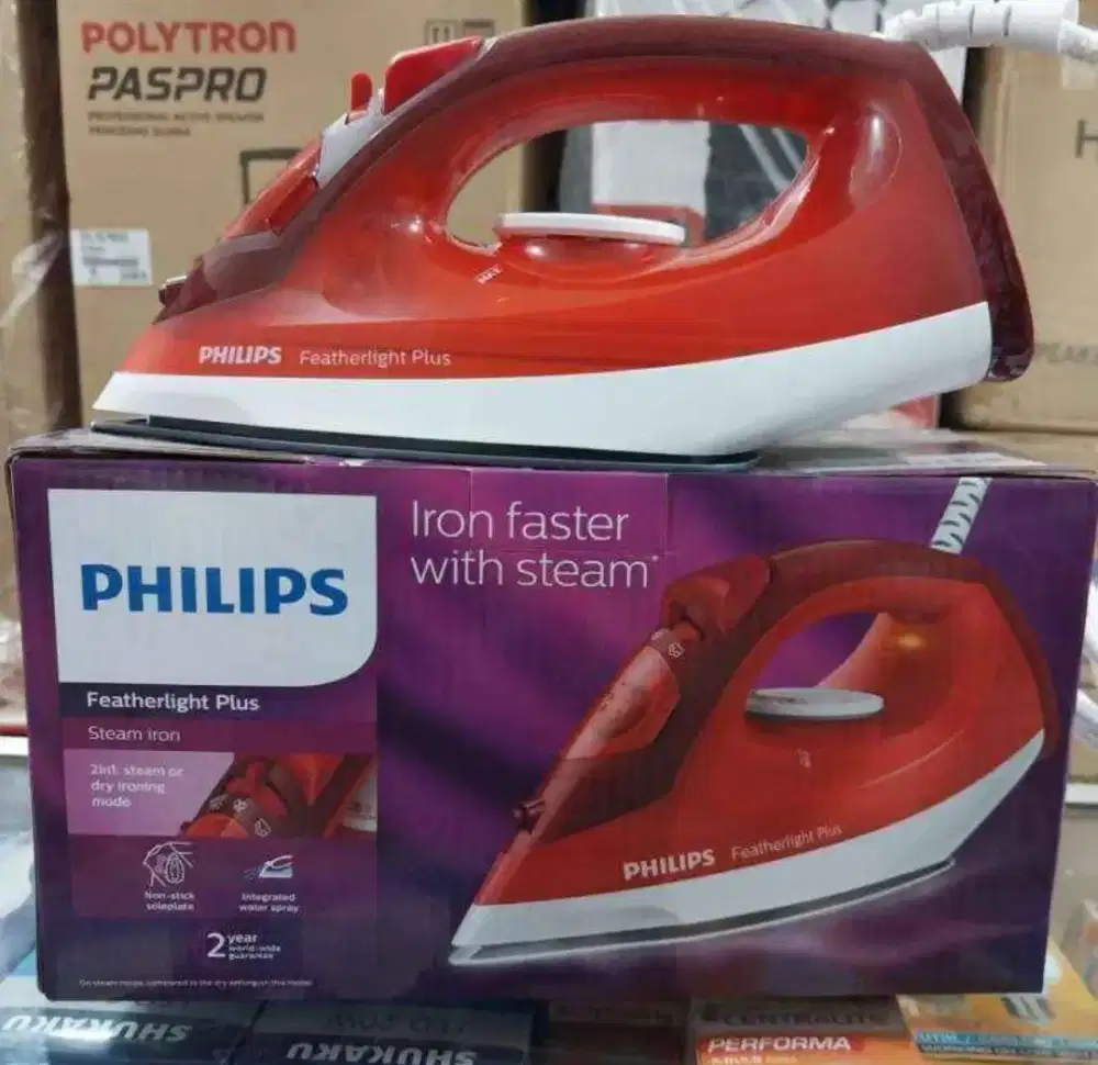 Setrika uap philips gc1424 (new)