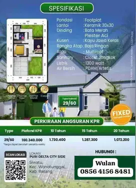 RUMAH SUBSIDI BEBAS BANJIR