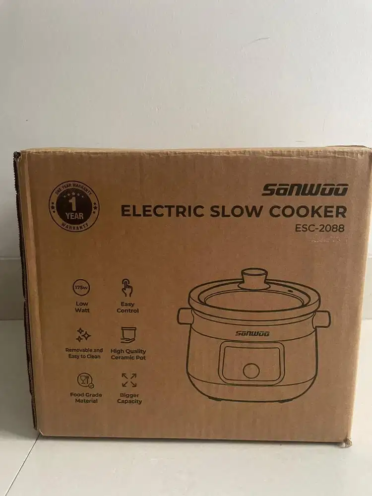 Sanwoo Electric Slow Cooker 2L / Alat masak MPASI