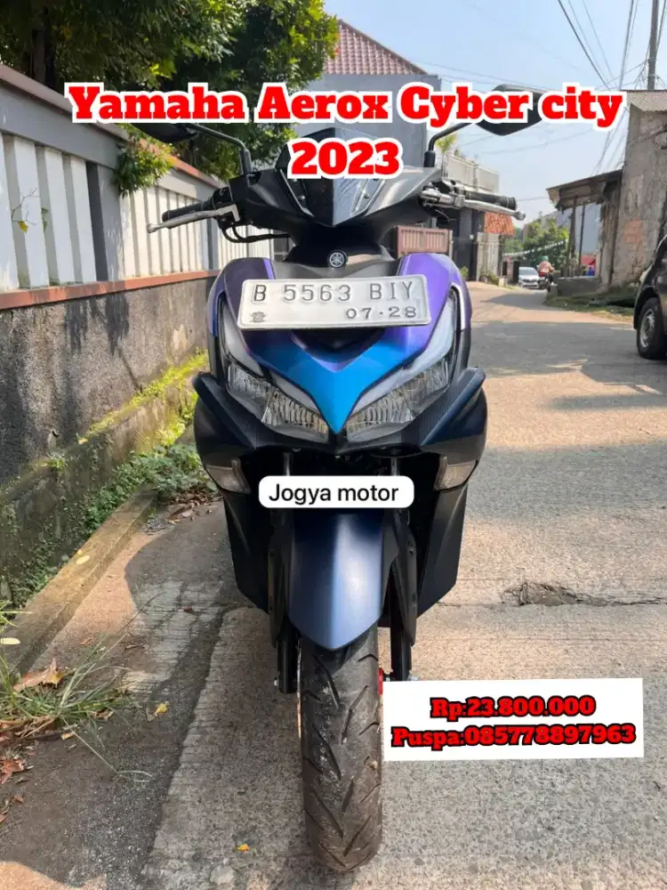 Yamaha Aerox Cyber city tahun 2023