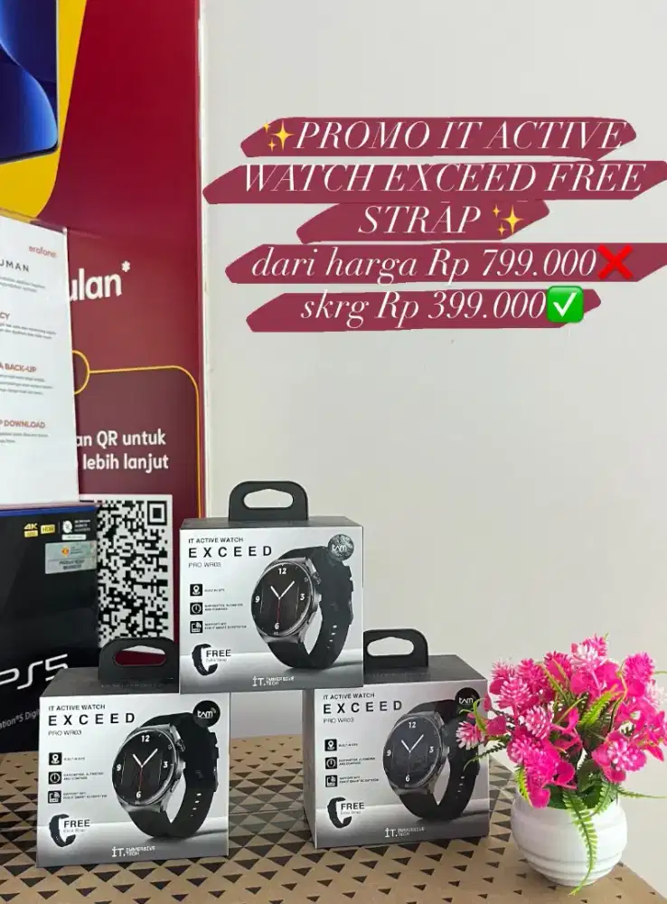 PROMO IT ACTIVE WATCH EXCEED FREE STRAP