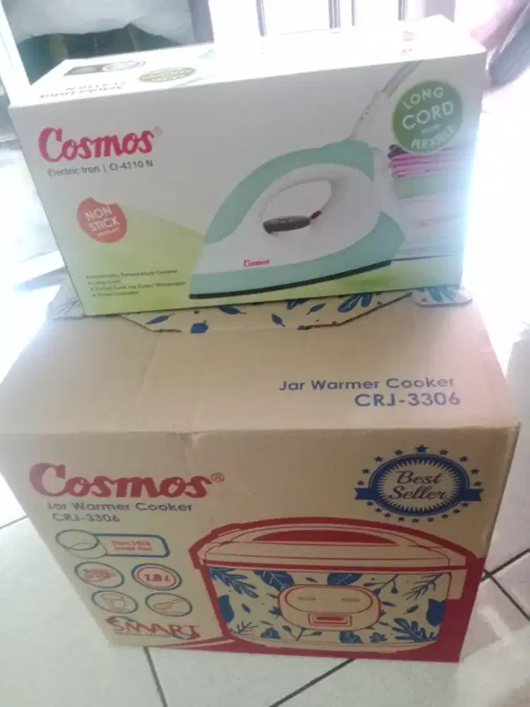 Setrika dan rice cooker