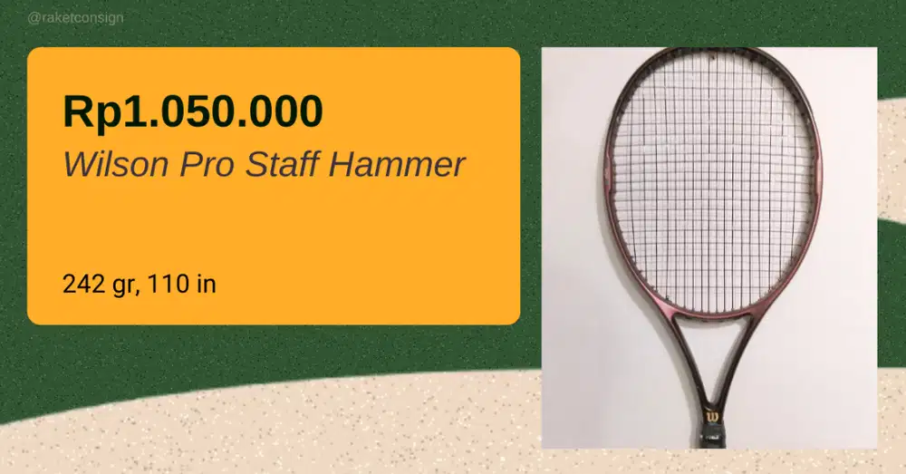 Wilson Pro Staff Hammer Raket Tenis