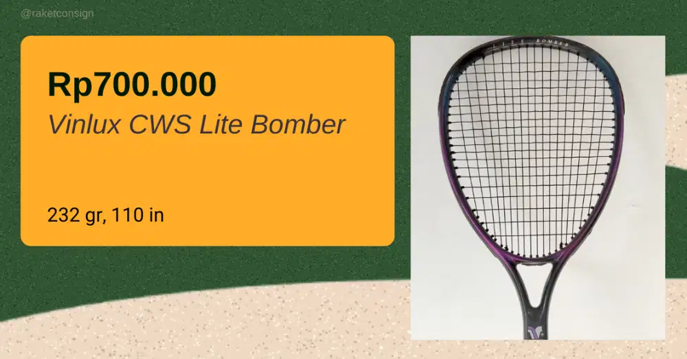 Vinlux CWS Lite Bomber Raket Tenis