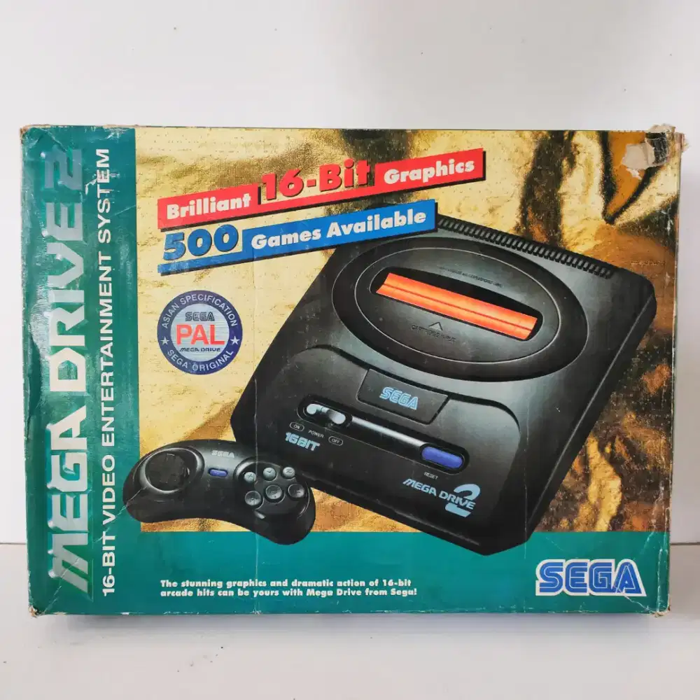 SEGA MD2 Mega Drive Boxed Siap Main