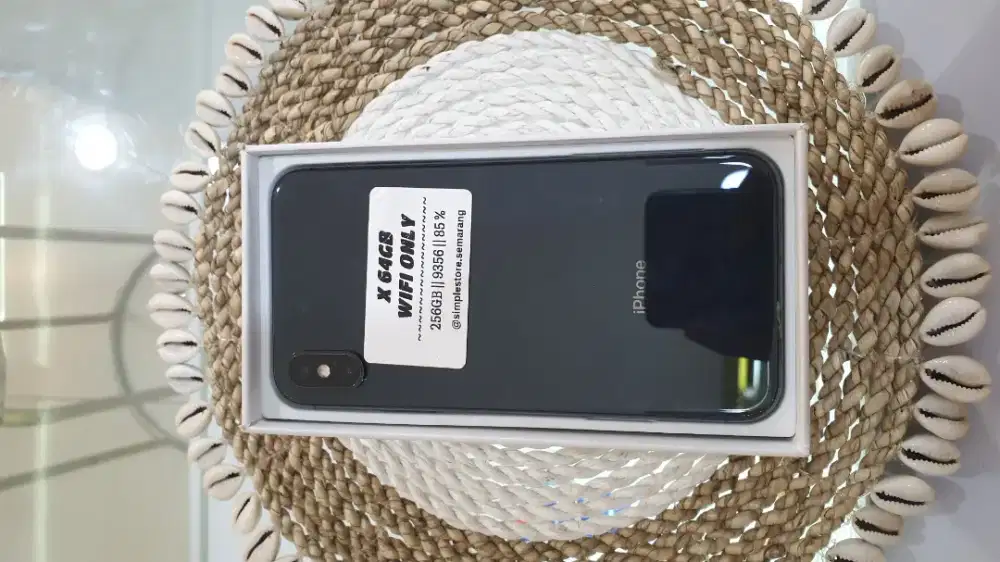 iPhone X 256GB fullset normal no minus menerima jual beli dan TT