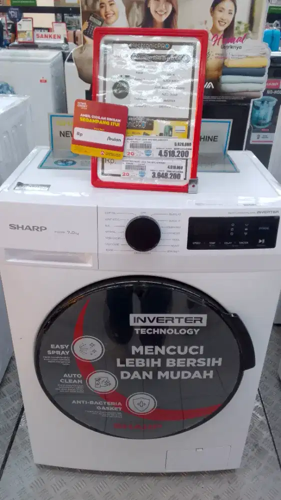 Segampang itu punya mesin cuci sharp pakai home credit