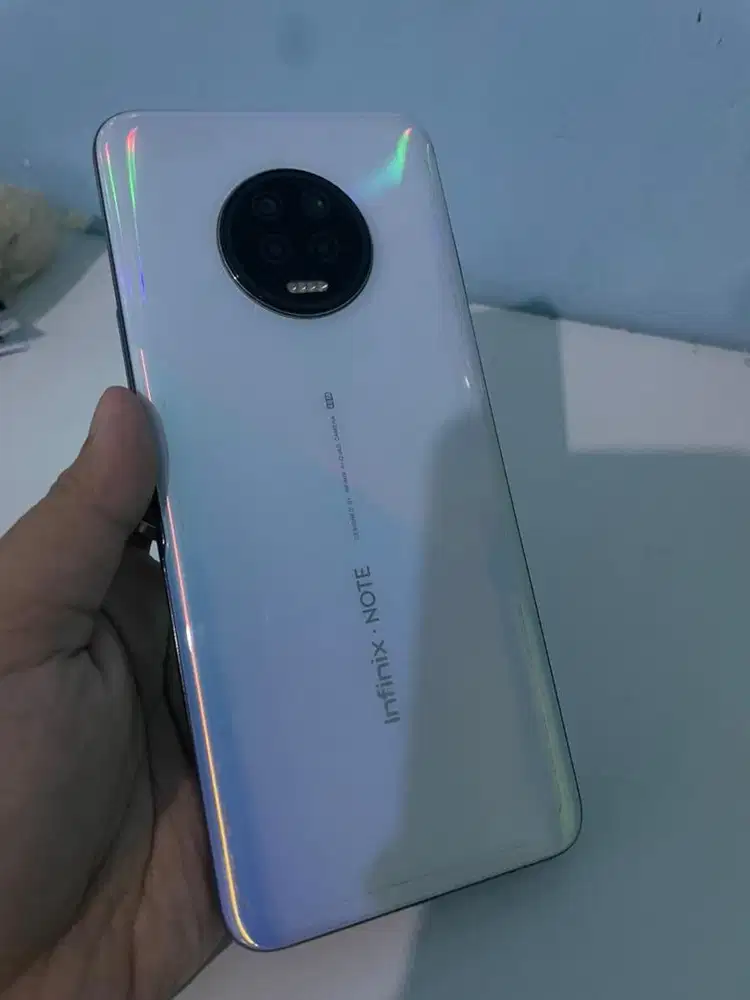 infinix note 7 6/128 fullset sidik jari off