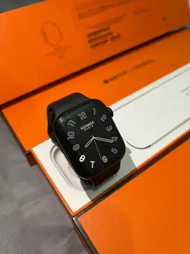 Hermes X Apple Watch Series 7 45mm Space Black Stainless