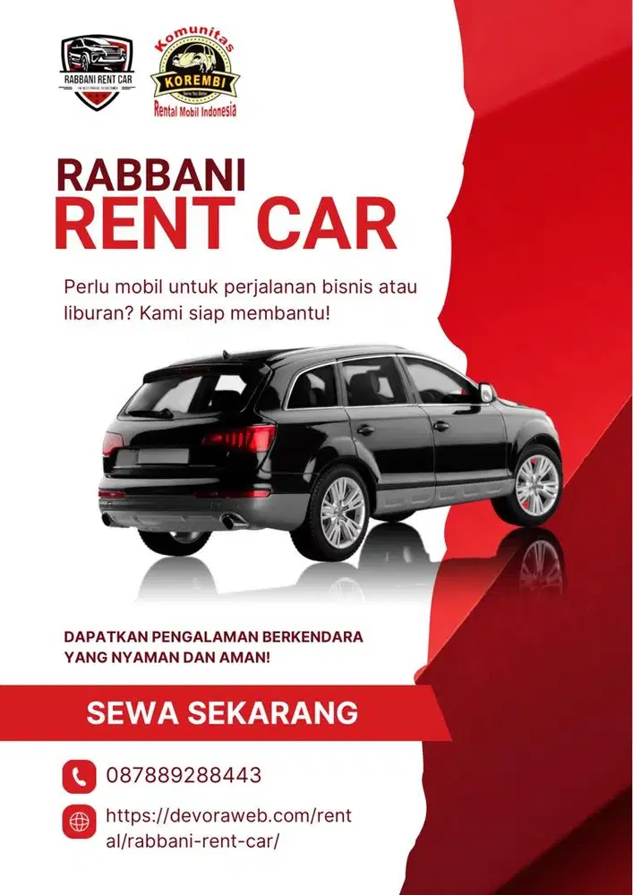 Rental mobil matic & manual lepas kunci