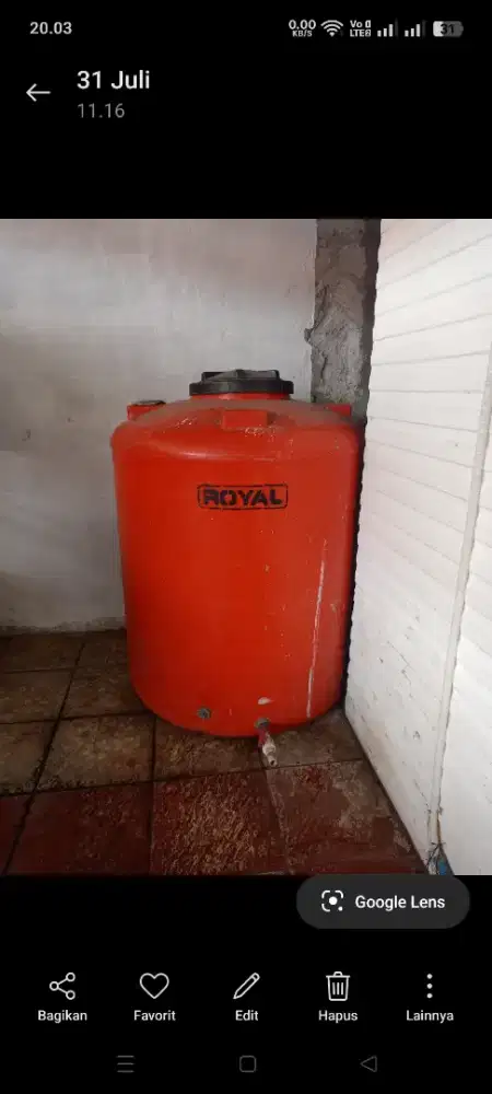 Tong air merek royal