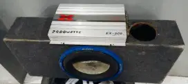 SUBWOOFER PUNCH + BOX + POWER