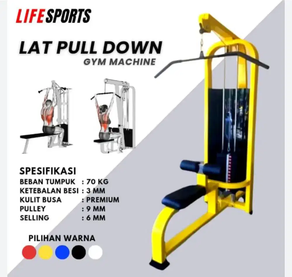 Lat Pull down Machine Life sports