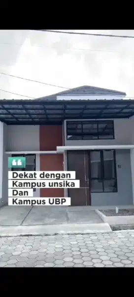 Rumah baru ready stock dekat kampus unsika