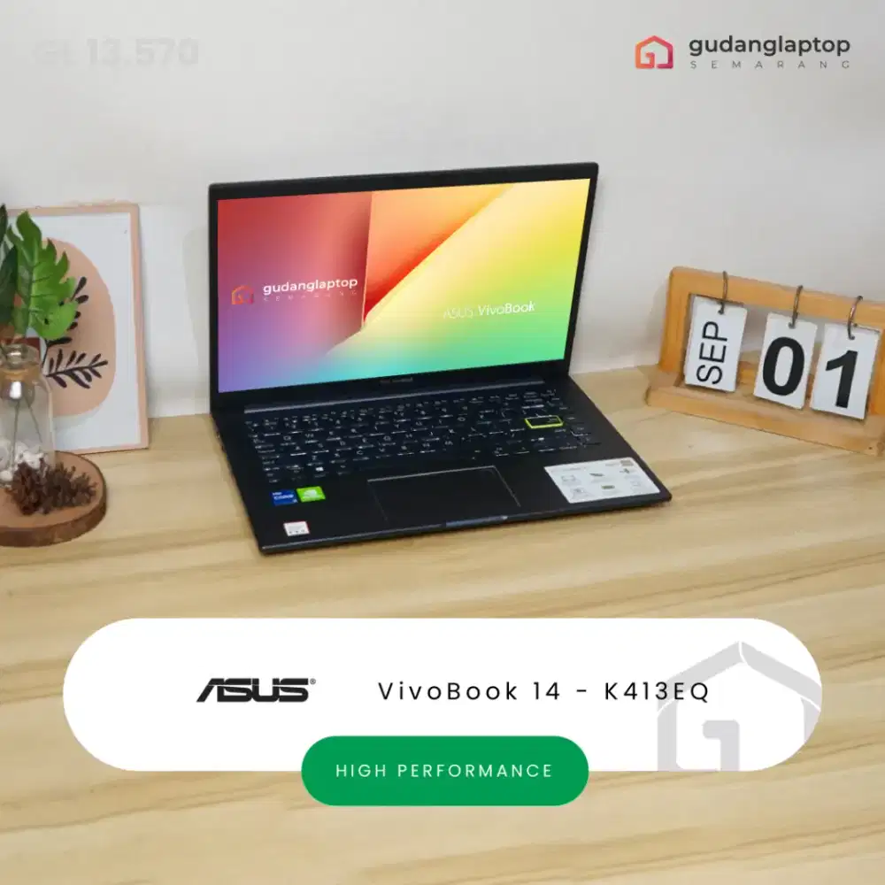 ASUS VivoBook 14 - K413EQ 
INTEL Core i5 - 1135G7 8/512 Nvidia MX350