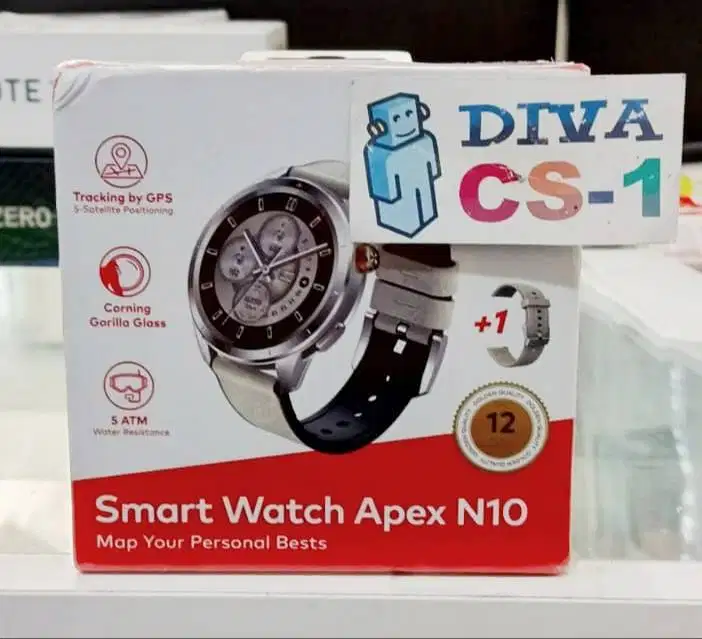 iTel Smartwatch Apex N10 AMOLED Buildin GPS Awet 15 Hari Garansi Resmi