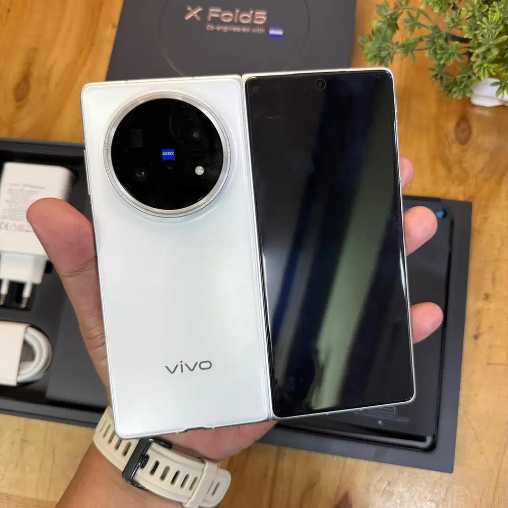 Vivo x Fold 5 5G 16/512GB Titanium Feather White Like new Garansiresmi