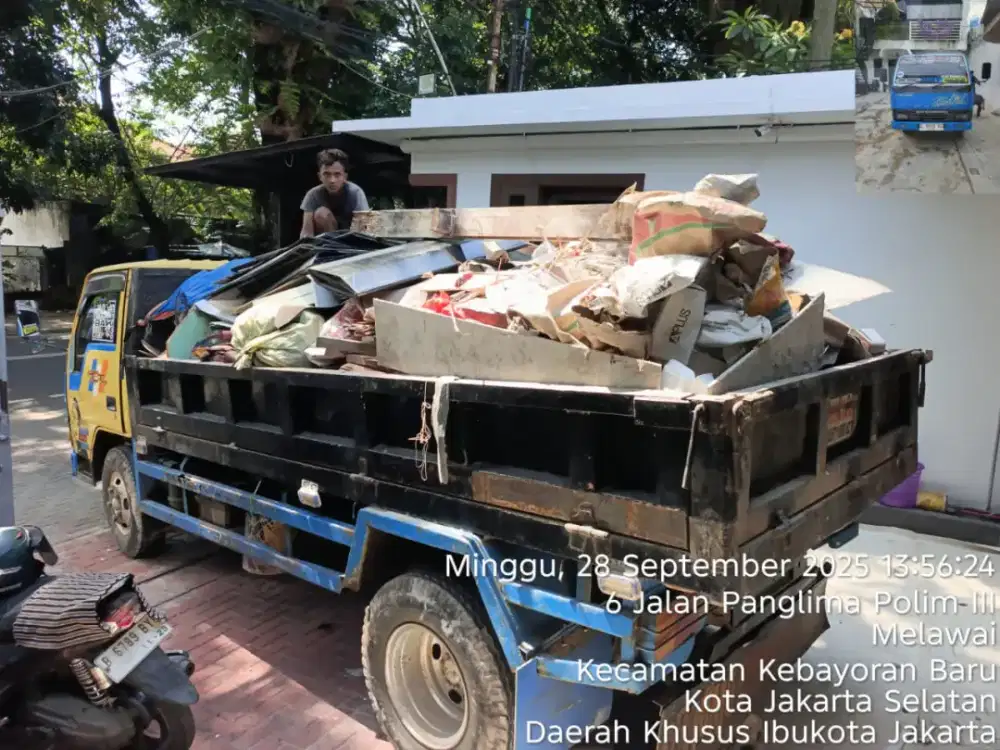 Jasa angkut puing dan buang sampah