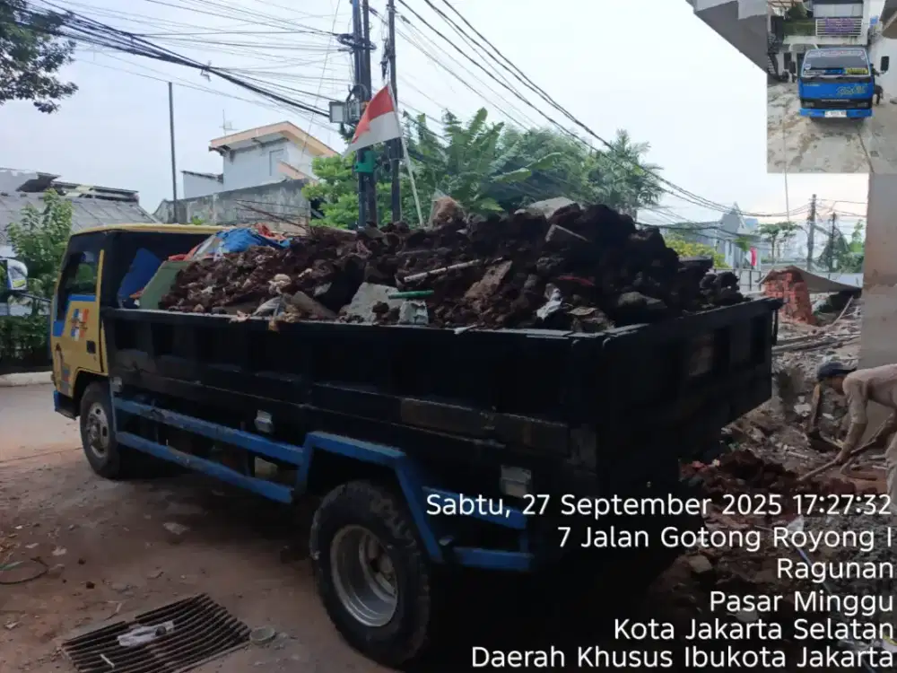 Jasa buang puing dan angkut sampah