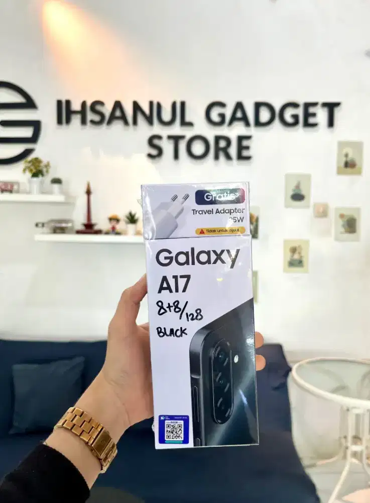 (BARU) SAMSUNG A17 RAM 8+8/128 GRATIS CASING