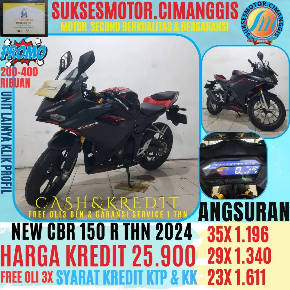 NEW CBR 150 R TERMURAH CASBACK 700RIBUAN FREE OLI 3 BLN