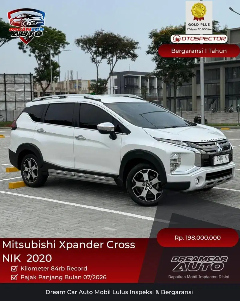 Mitsubishi Xpander Cross NIK 2020 Putih Premium Package Ultimate Sport