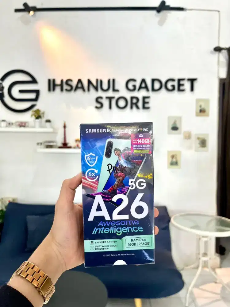 (BARU) SAMSUNG A26 5G RAM 8+8/256 GRATIS CASING
