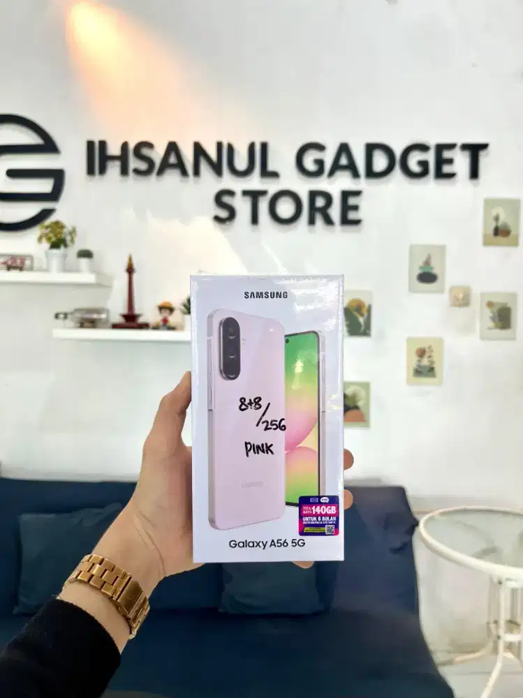 (BARU) SAMSUNG A56 5G RAM 8+8/256 GRATIS CASING