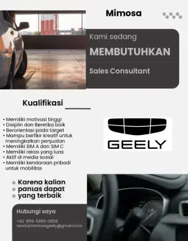 Loker Sales Marketing Mobil