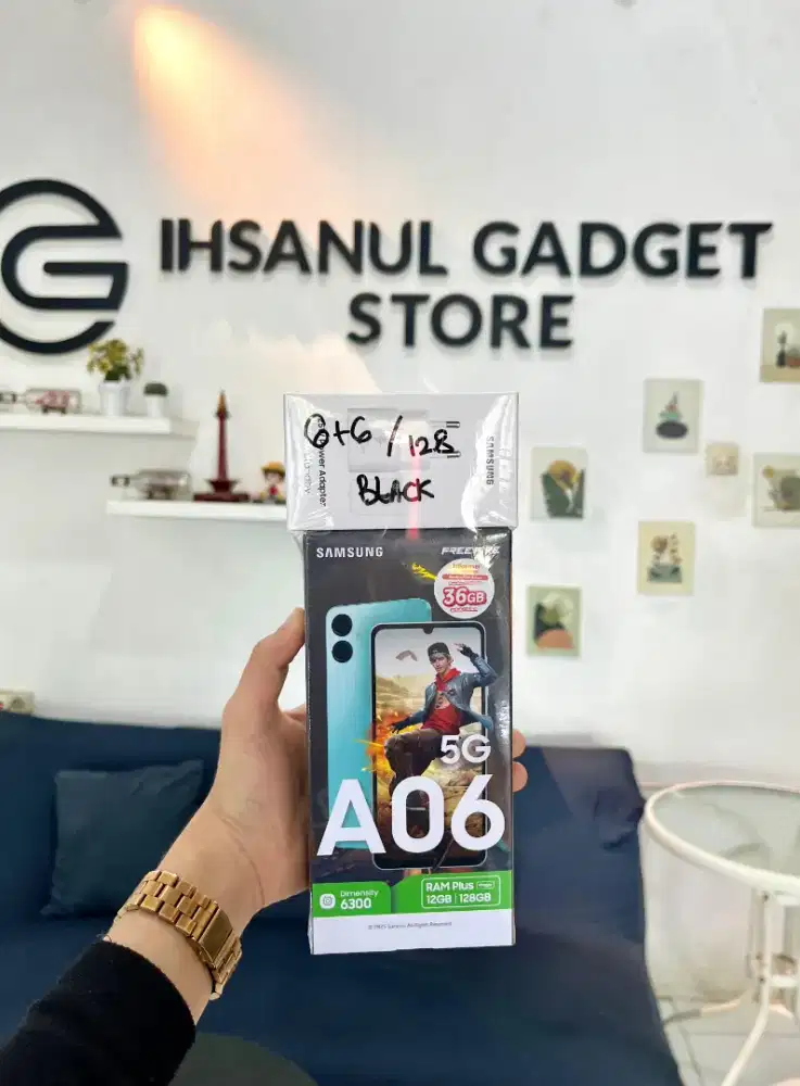 (BARU) SAMSUNG A06 5G RAM 6+6/128 GRATIS CASING