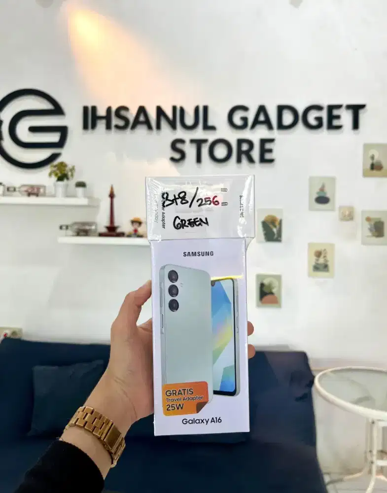 (BARU) SAMSUNG A16 RAM 8+8/256 GRATIS CASING