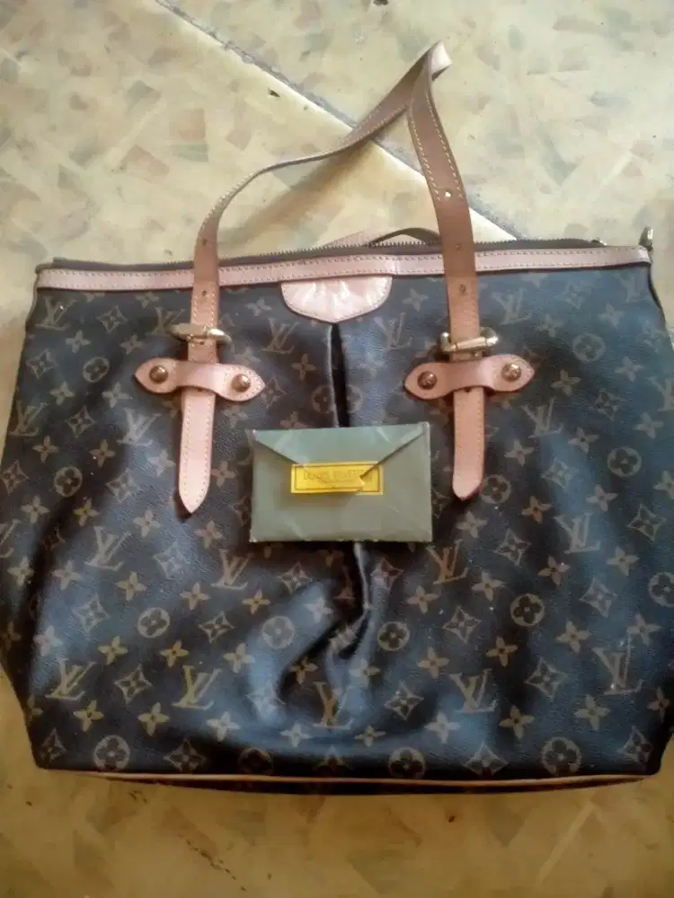 Tas LV preloved monogram & dompet louis vuitton wanita