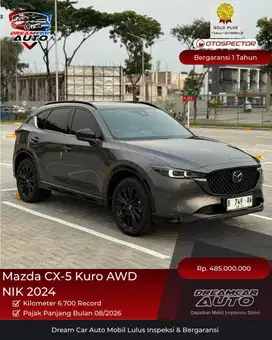 [Km 6.700] Mazda Cx-5 Awd Kuro Nik 2024 Abu Abu Cx5