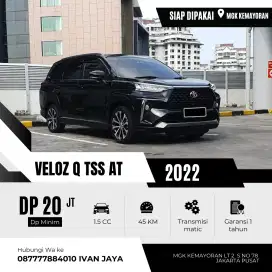 { DP 20 JUTA } TOYOTA AVANZA VELOZ Q TSS AT 2022