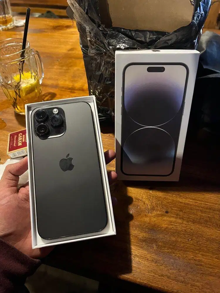 iPhone 14 Promax 128 Gb Hitam Ex iBox