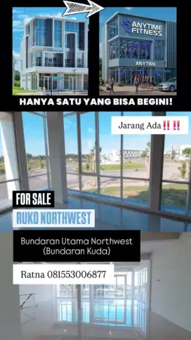 Dijual 2 Ruko Jejer Northwest Citraland Dekat Bundaran Patung Kuda