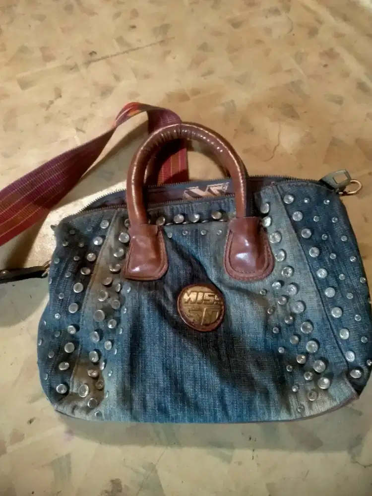 Tas wanita preloved blue jeans