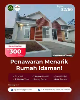 Hunian Indent Tipe 32/60 di Bandung Timur – Lokasi Strategis & Syariah