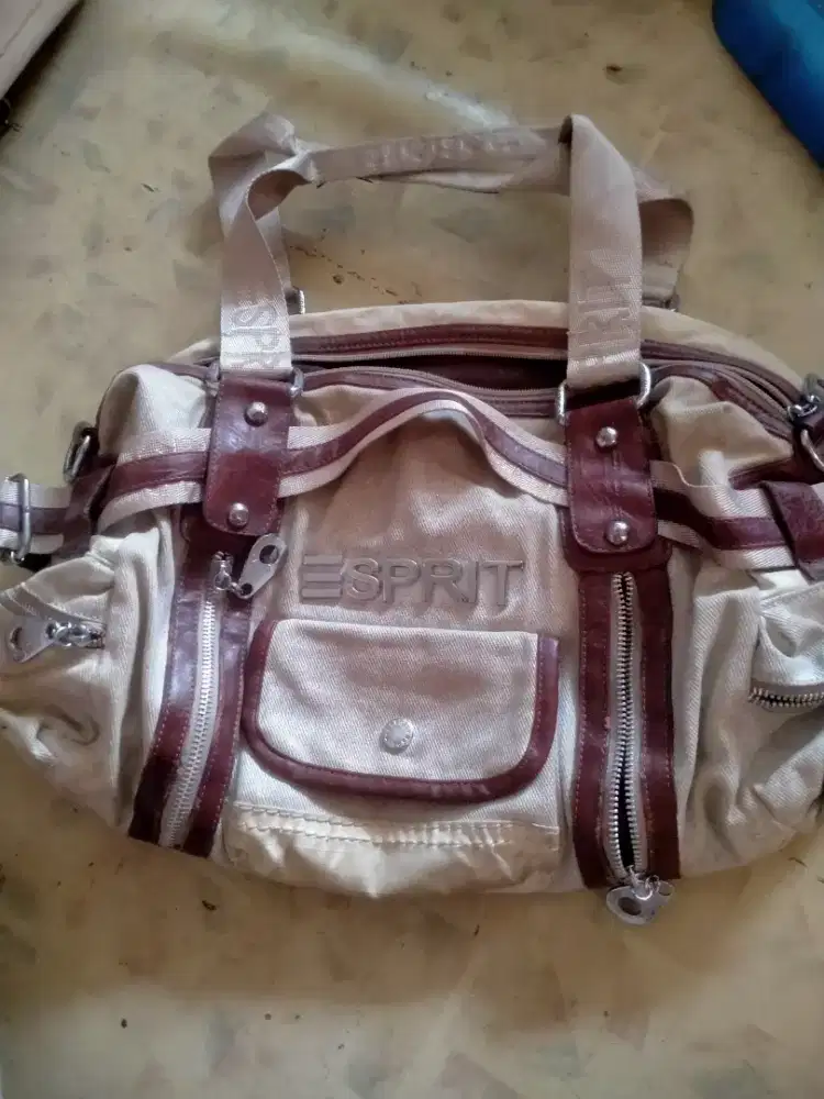 Tas wanita preloved merk E.sprit jumbo