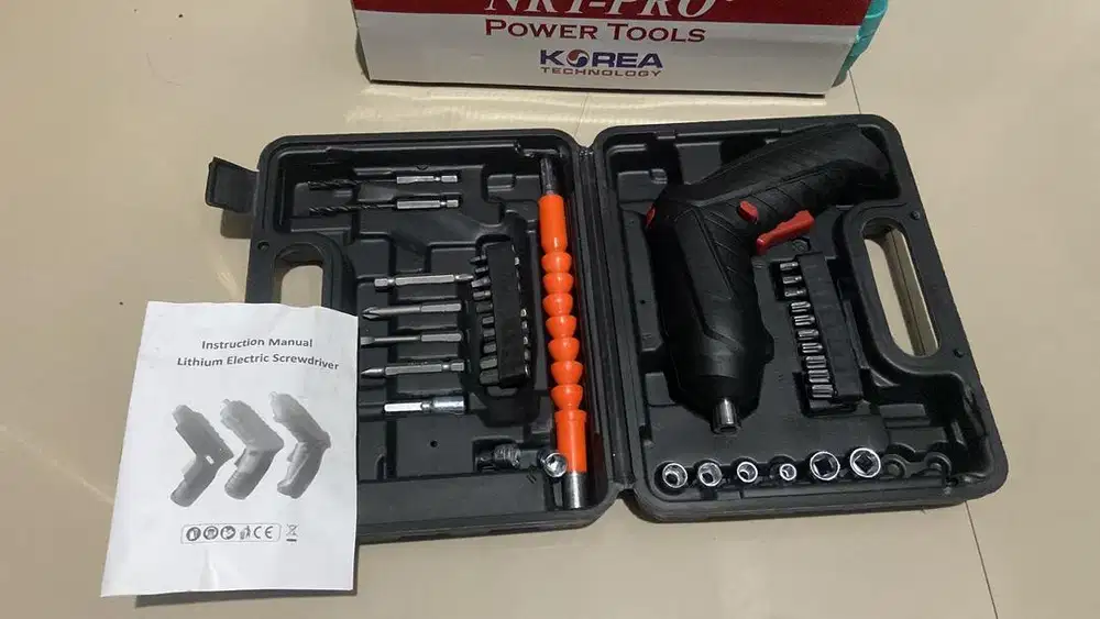 Bor obeng portable mini fullset
