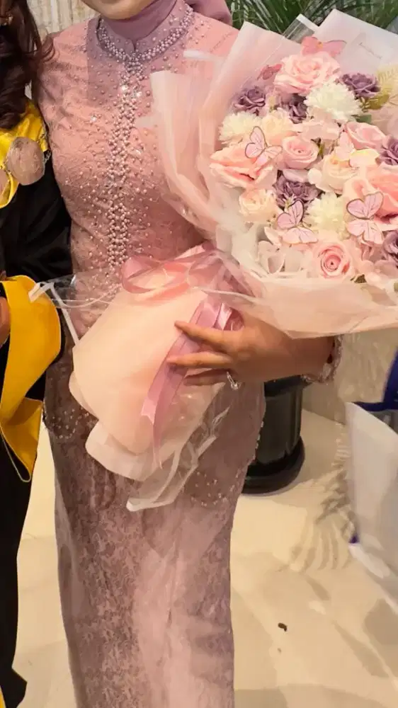 Kebaya Wisuda Soft Pink