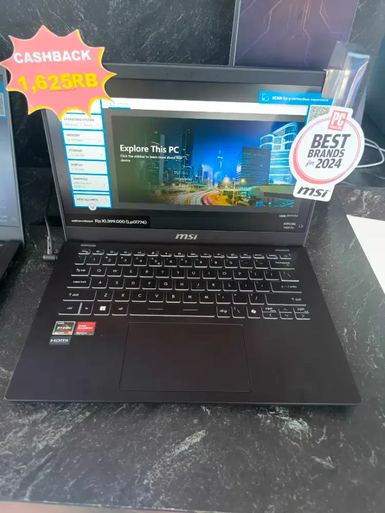 Kredit laptop MSI MICRO STAR 14C7M tanpa DP