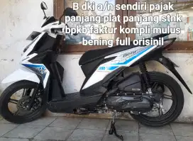 Honda Beat Eco 2017 cw asli Putih B dki a/n sendiri pajak panjang