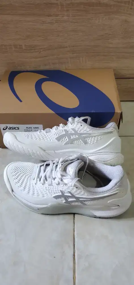 Sepatu Tenis / Tennis Asics Gel Resolution 9 White
