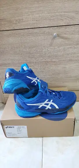 Sepatu Tenis / Tennis Asics Court FF 3 Novak Tuna Blue / Pure Silver